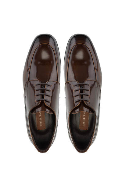Tamer Tanca Erkek Hakiki Deri Kahverengi Klasik Ayakkabı
