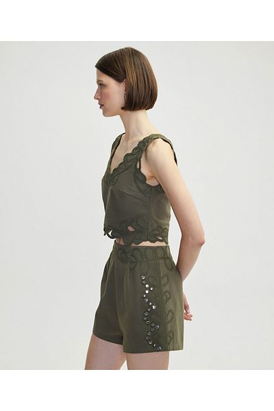 İpekyol Blouse with Embroidery Cutout