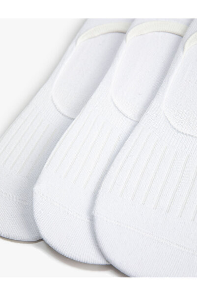 Koton Σετ κάλτσες μπαλαρίνας 3 τεμαχίων με υφή