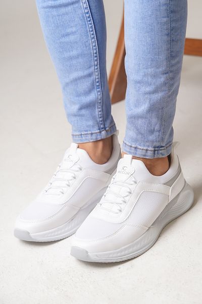 Riccon Filvukh Unisex Sneaker 0012137   Λευκό ασήμι