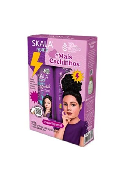 Scala Mais Cachinhos Shampoo & Conditioner Set for Curly Kids Hair by Scala, 2 × 325 ml