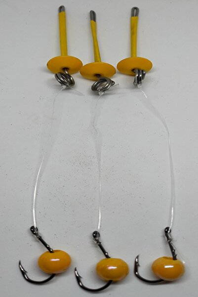 SAZAN RİG Küspe Aparatlı Janjan Boncuklu Sazan Takımı (3 Lü Set)