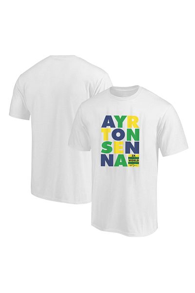usateamfans Μπλουζάκι Ayrton Senna