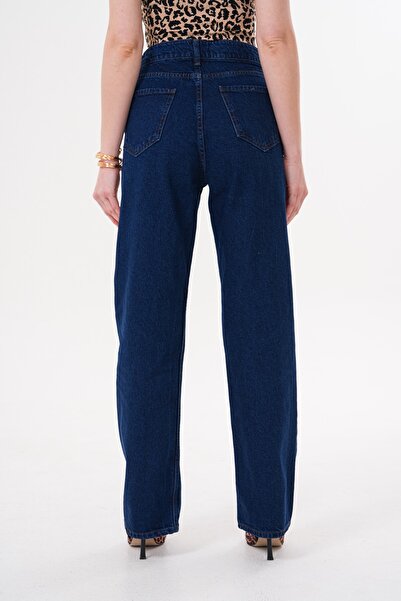 jansogroup JANSO GROYP - KADIN JEANS KOT PANTOLON PALAZZO KESİM RENKLİ