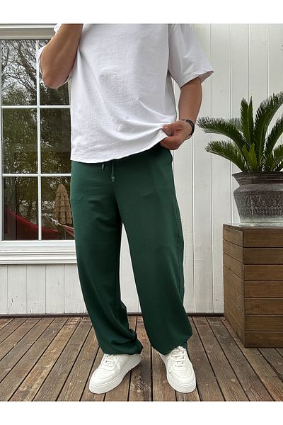 BYBASICMAN Dark Green Basic Baggy Tracksuit Jj-711