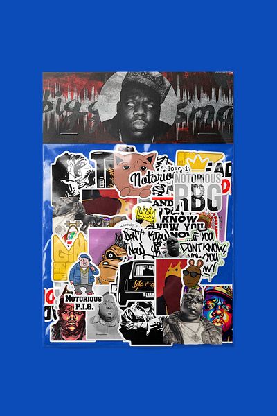dadi ramba Notorious B.I.G. Sticker Pack - Bullet Journal - Planner - Notebook - Laptop Sticker Decal