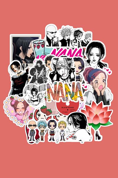 dadi ramba Nana Sticker Pack - Bullet Journal - Agenda - Planner - Notebook - Laptop Sticker Decal