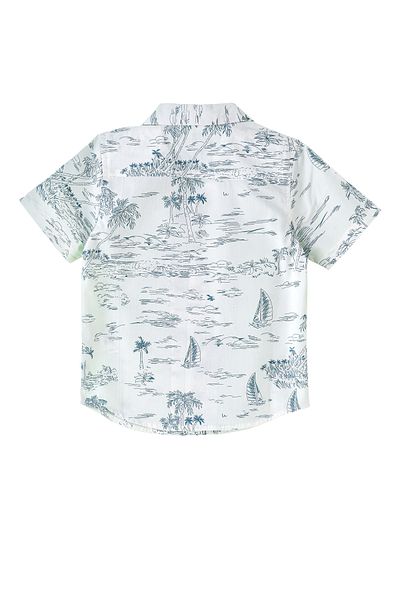 Basicxx Boys' Tropical Print Cotton Casual Shirt