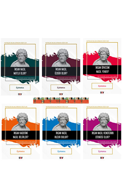 Say Yayınları Epiktetos KİTAPLIĞI-İnsan Kaderini Nasıl Belirler?,İnsan Nasıl Huzur Bulur?(6KİTAP)