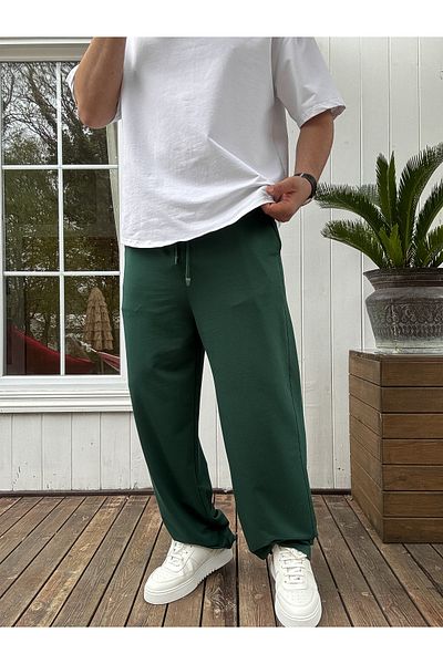 BYBASICMAN Dark Green Basic Baggy Tracksuit Jj-711