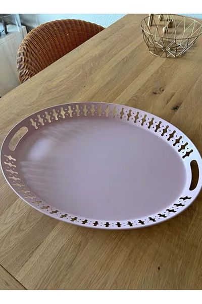 IKEA Floral decorated tray 52*39 cm