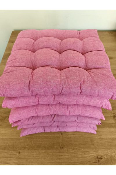 Jutien Chair Cushion Dusty Rose Pink Set of 6