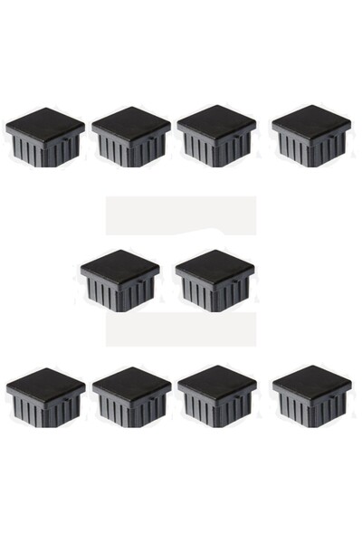 tify سدادة أديلون، كرسي بلاستيكي، سدادة بروفايل 40 مم × 40 مم داخلي، 10 قطع