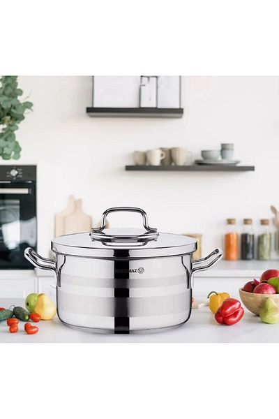 KORKMAZ Turkish high quality stainless steel cookware set, 11 pieces