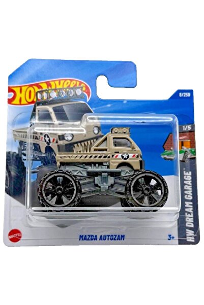 HOT WHEELS Mazda Autozam Monster Truck Askeri Tasarımlı 1:64 Model Araba 1/5