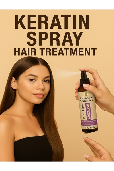 Le Sandre Organic Aşırı Yıpranmış Saçlar Için Keratin Bakım Yağı Büyük Boy 25...