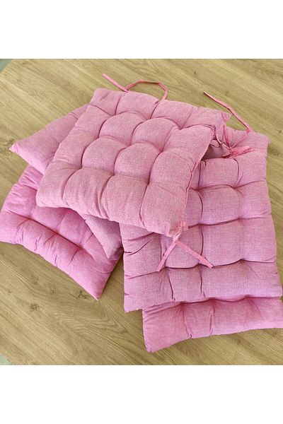 Jutien Dusty Rose Pink Chair Cushion