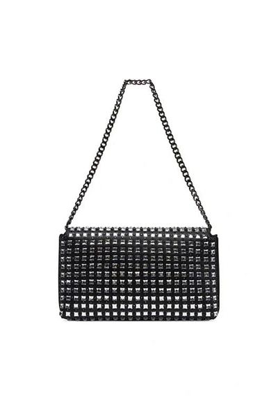 Guess Women's Zalina Black Logo Shoulder Bag