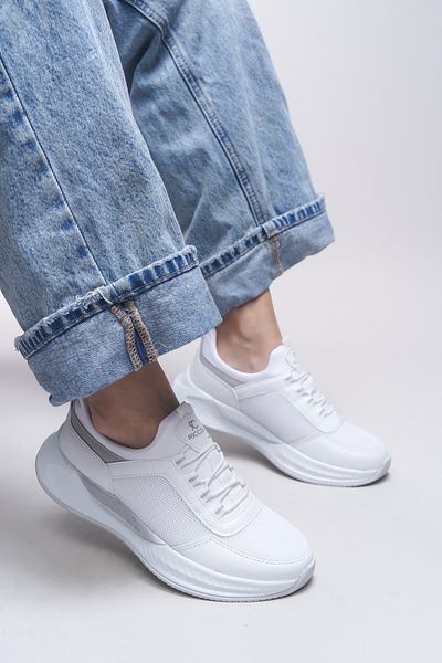 Riccon Filvukh Unisex Sneaker 0012137   Λευκό ασήμι