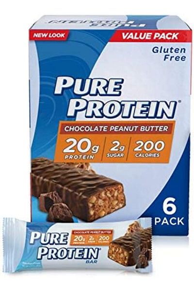 Pure Protein Chocolate Peanut Butter Bar (50 Grams x Box of 6pcs) | Healthy Snacking | Gluten Free |
