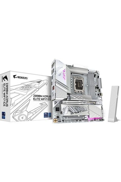 Gigabyte Gigabyte Z890M a Elite Wi_Fi7 Ice Micro Atx Intel Z890 Ddr5 Lga1851 Motherboard 9Mz89Ml7E-00-G10