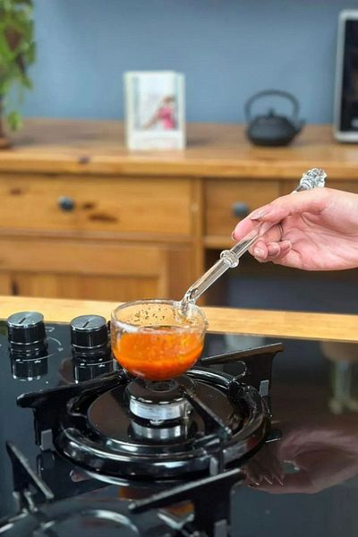 HUBBYCHEF Isiya Durable Glass Food Ladle