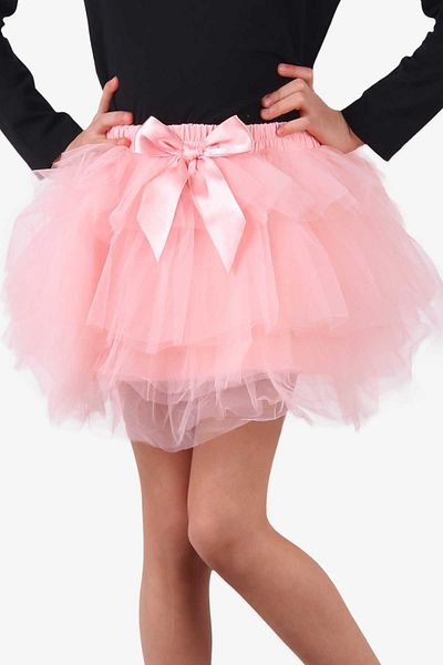 Breeze Пола туту за момиче 8-12 години, цвят сьомга