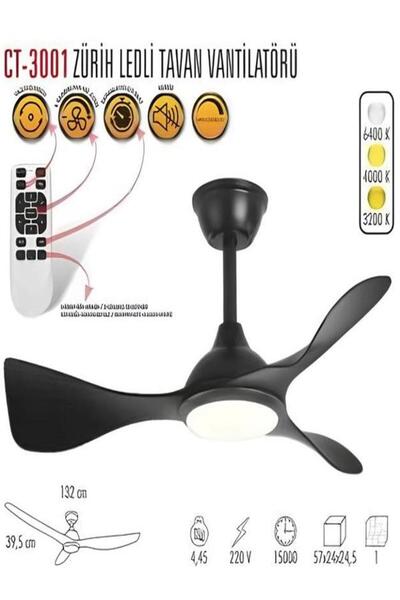 Genel Markalar Cata Ct 3001 Zürih Ledli Tavan Armatürü