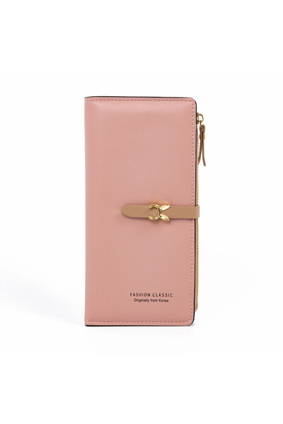 delis Γυναικείο Πορτοφόλι, Mahdi Pt1091, Ροζ