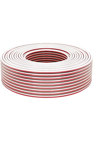 Kardelen Hoparlör Kablosu Kordon 2X0.75 Zayıf Akım Led Kablosu Beyaz 5 Metredir