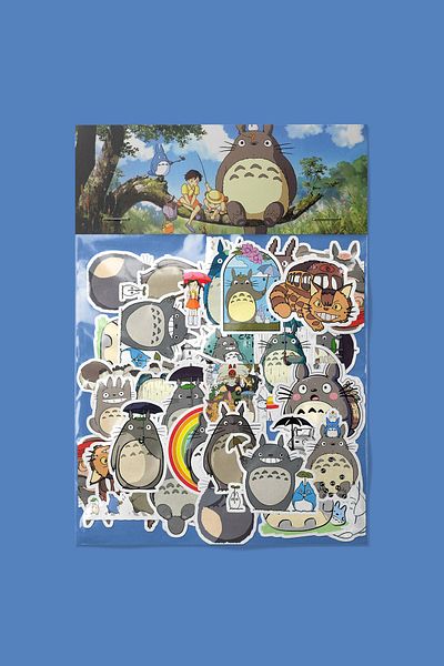 dadi ramba My Neighbor Totoro Sticker Pack - Bullet Journal - Planner - Notebook - Laptop Label Sticker