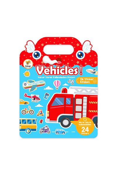 Lino Lino My First Sticker Book Vehicles Can Be Used Repeatedly