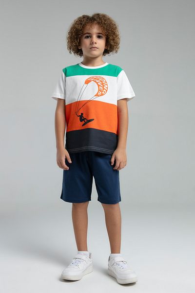 ROLY POLY Boy's Riding Waves Shorts Suit Double