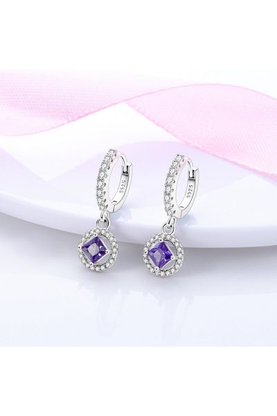 delis Cercei Argint 925, Jw587, Model Elegant, Placati Cu Rodiu