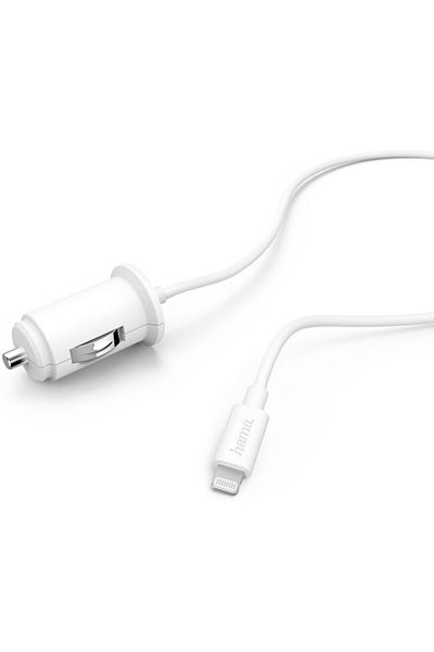 Hama Hama car charger, PD, Lightning type, 18W, White