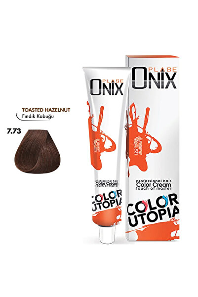 onix 7.73 Fındık Kabuğu Saç Boyası 60 Ml