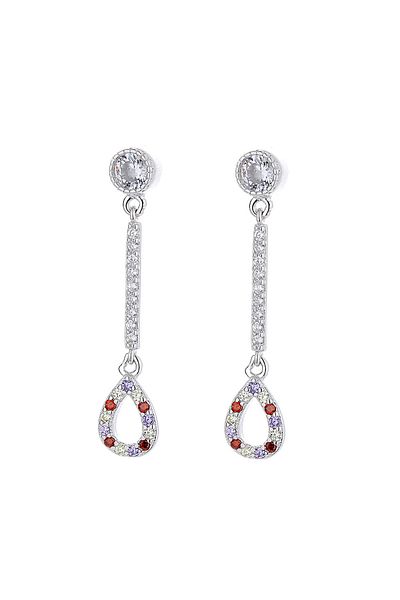 delis Cercei Lungi Argint 925, Jw809, Model Elegant, Placati Cu Rodiu