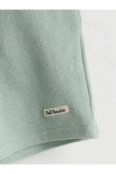 LC Waikiki Lcw Kids Green Elastic Waist Boys Shorts