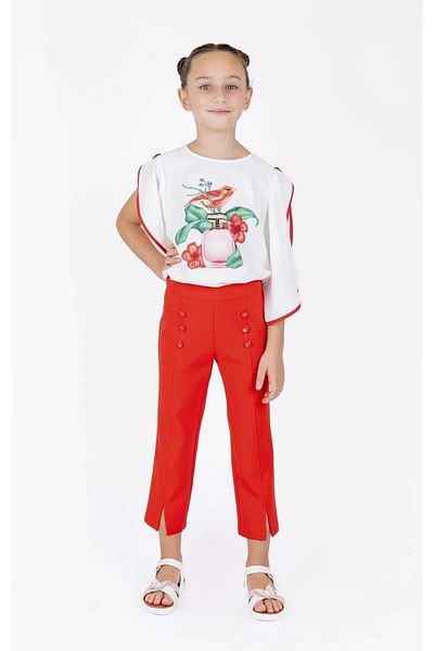 best kids Girl's Ecru Printed Blouse