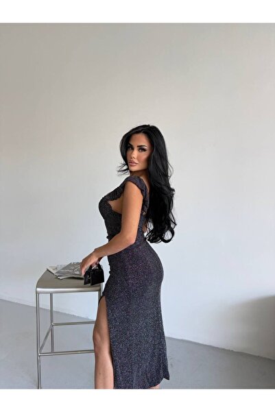 sajarsln Φόρεμα Buzzy Fabric με κουκκίδες