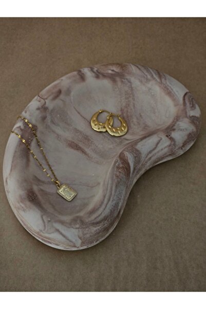 MASİKU Jewelry Cosmetic Shooting Stand, Keychain, Gift, Bean Bowl, Ceramic, Handmade, Decorative