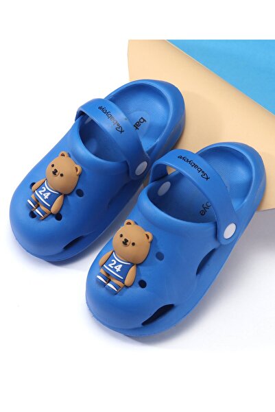 Babyoye Babyoye Clogs with Back Strap Closure - Blue