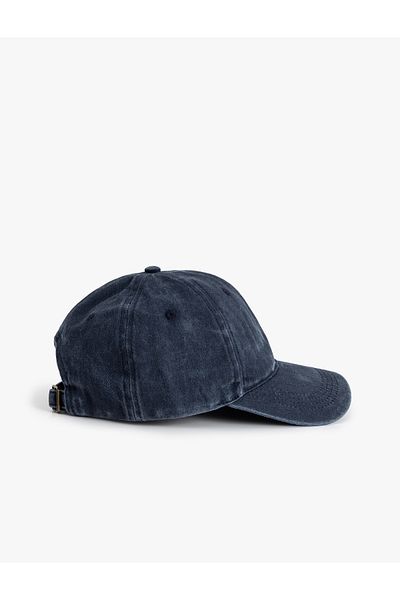 Koton Cotton Blended Washed Cap Hat