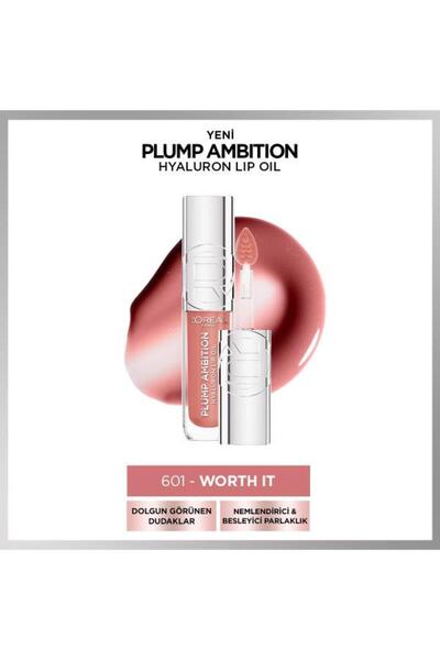 L'Oreal Paris L'Oréal Paris Plump Ambition Hyaluron Lip Oil Besleyici ve Neml...