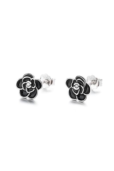 delis Cercei Argint 925, Jw1337, Model Floare, Placati Cu Rodiu
