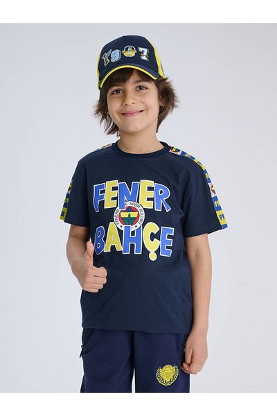 Fenerium Tričko Fenerbahçe Marineblau Ticktock Tribüne Kinder