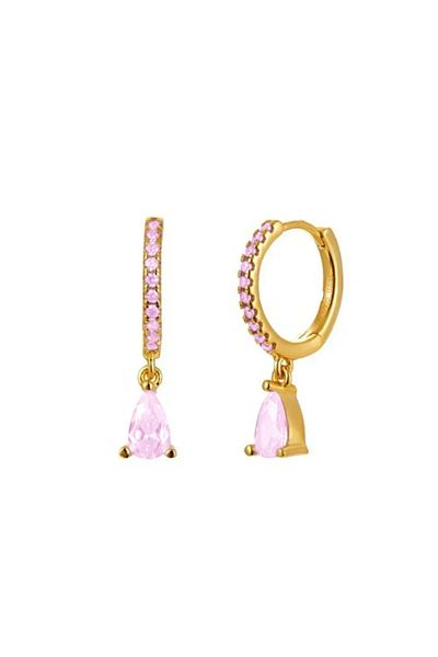 delis 925 Silver Earrings, Jw1043, Elegant Model, Gold Plated