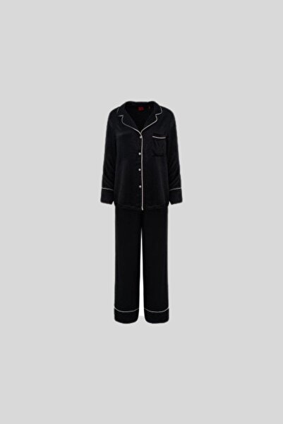 HUGO Kadın Pijama Set Siyah