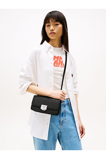 Tommy Hilfiger Kadın Siyah Çapraz Çanta
