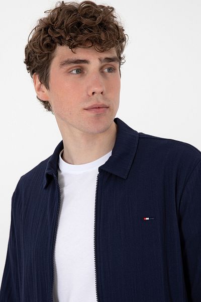 U.S. Polo Assn. Men's Navy Blue Knitted Cardigan 50299754 -Vr033